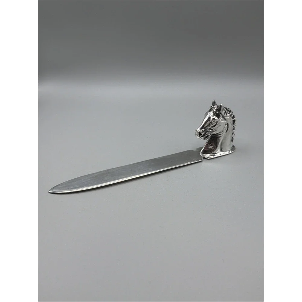 Antique Reed & Barton Equestrian Letter Opener USA  #987
